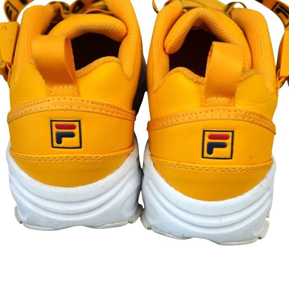 Fila Fast Charge Sneaker Womens Yellow Velcro Strap Sneakers Size 7 - Picture 4 of 9